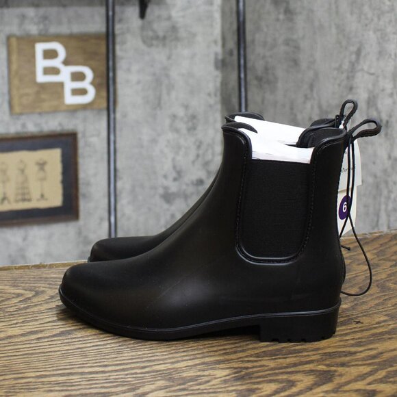 NWT A New Day Women's Chelsea Rain Boots 53847121 Black 6M 6 M - Picture 3 of 7